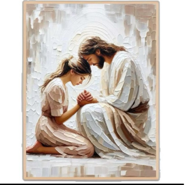 Lukisan Yesus Dan Anak Kecil | Lukisan Kanvas