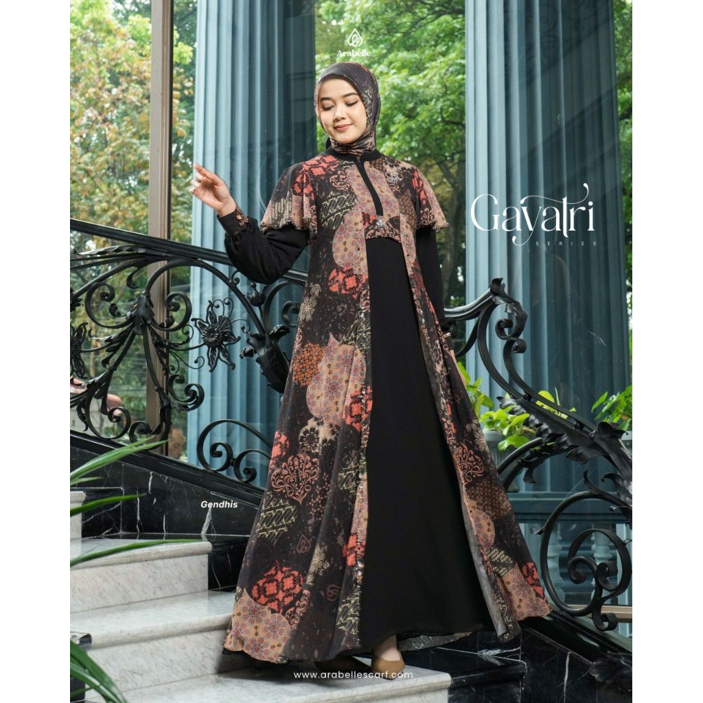 Arabelle Scarf Official/Gayatri Series Dress/gamis terbaru arabelle 2025