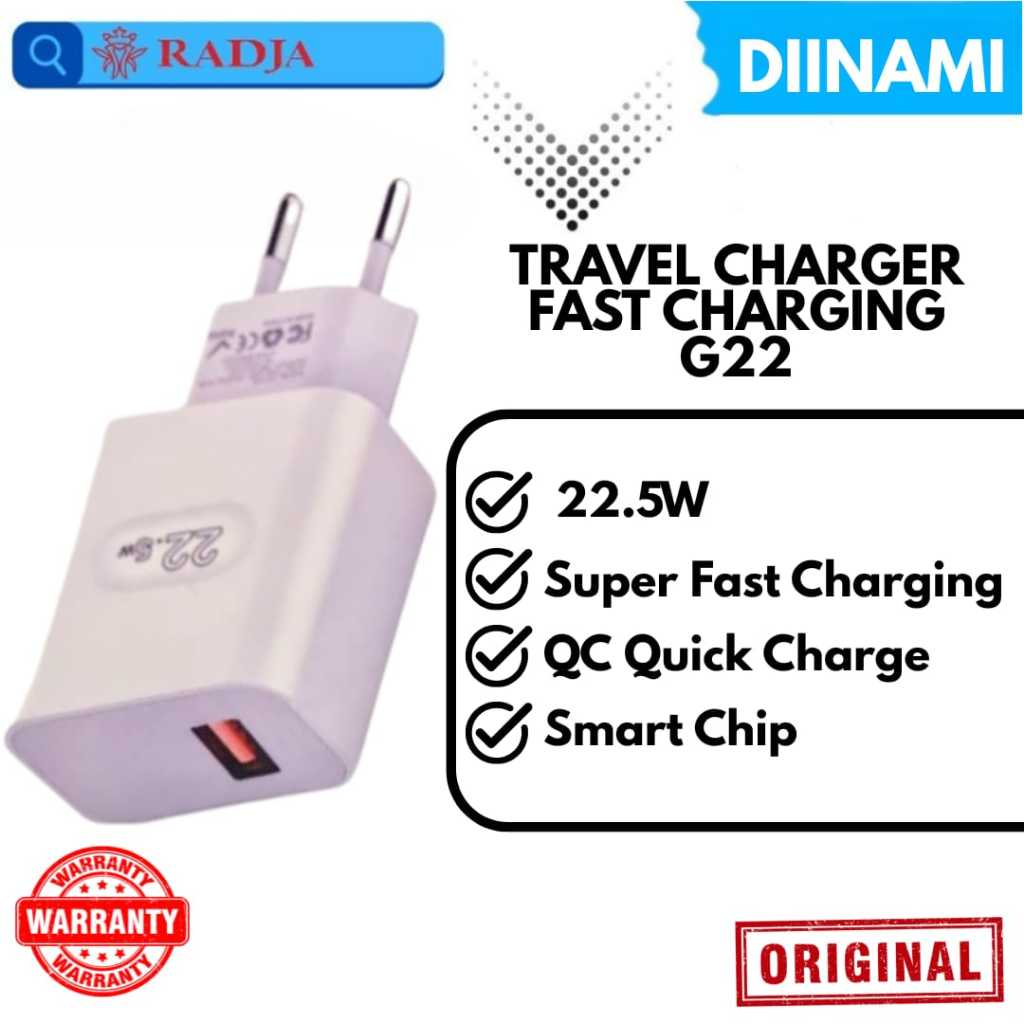 Diinami G22 Trevel Charger fast Charging