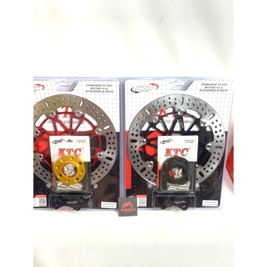 Piringan Disc Break RX KING Depan KTC Original 100% Plus Spacer Baut RX KING Tinggal Pasang PNP