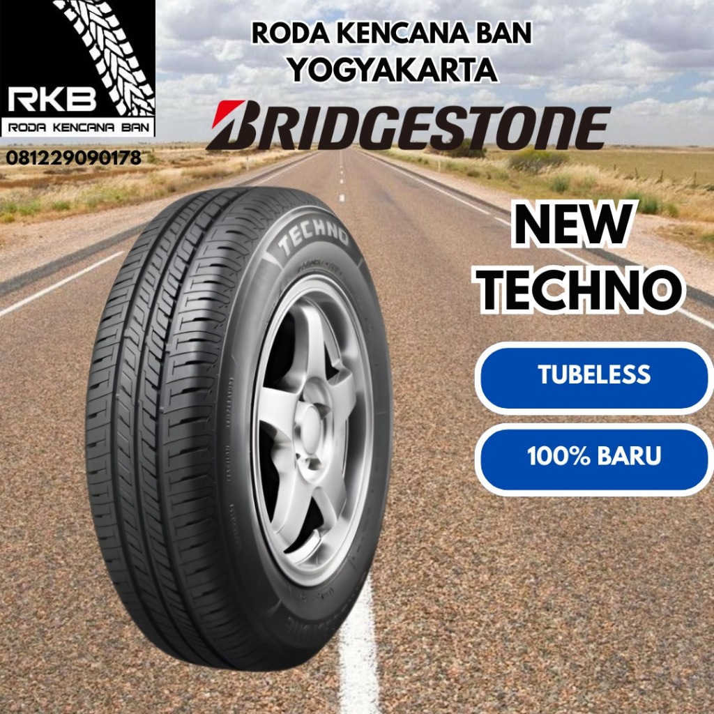 BAN MOBIL RING 14 - Bridgestone New Techno 185/70 R14 Ban Mobil Avanza Xenia Panther