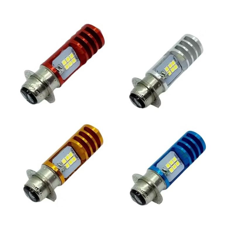 BOHLAM Lampu Depan LED 12 LED Sisi Xenon H6 H4 VIXION HID AC DC 12 Volt LED 2 Sisi AYOTO AC DC