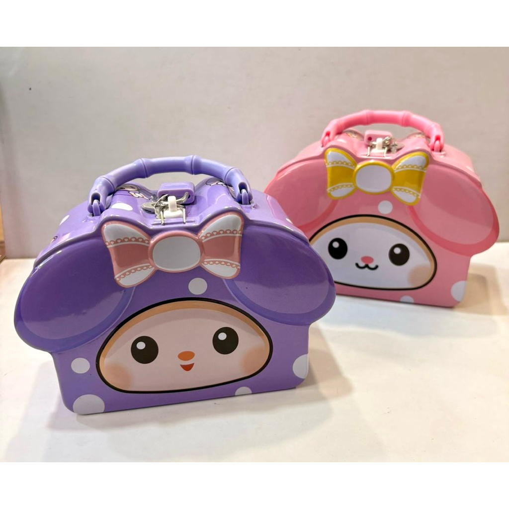 Celengan Besi Kartun Besar / Celengan Gembok / Celengan Anak