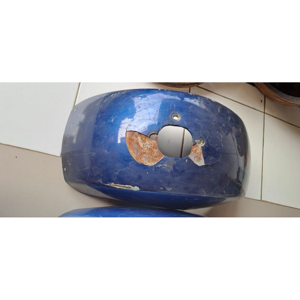 spakbor Vespa excel warna biru tua