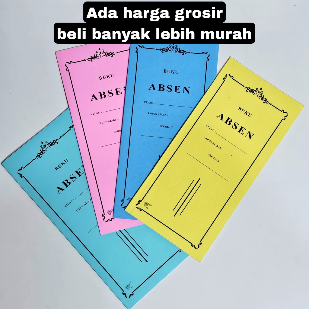 SOS Buku Absen Siswa MICROTOP(12bk)  / Buku Absensi Siswa/Buku Absensi Murid