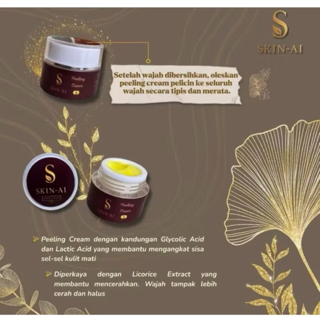 SKIN_AI CREAM SALEP PELICIN FLEK GLOWING DALAM 7 hari Ori( Ready)