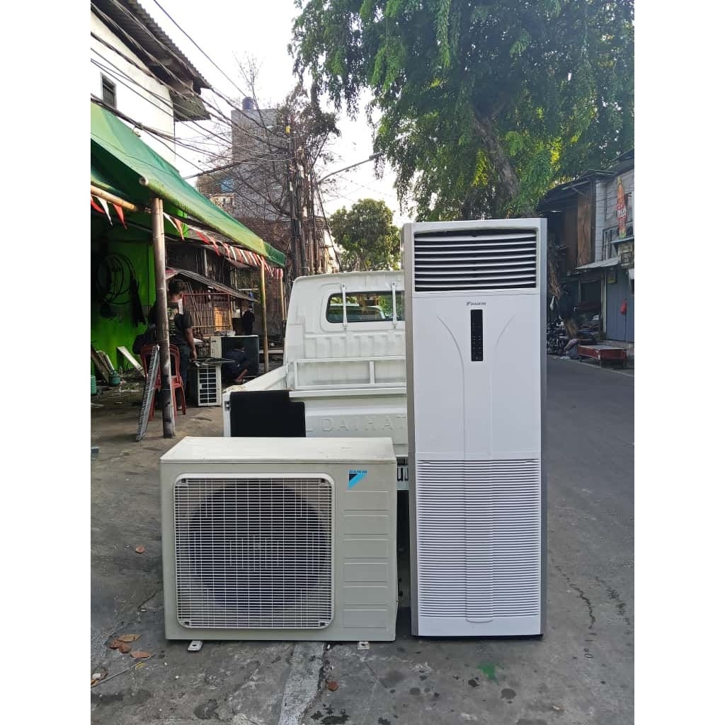 AC Standing Floor Daikin Malaysia 5 PK R 410 Second