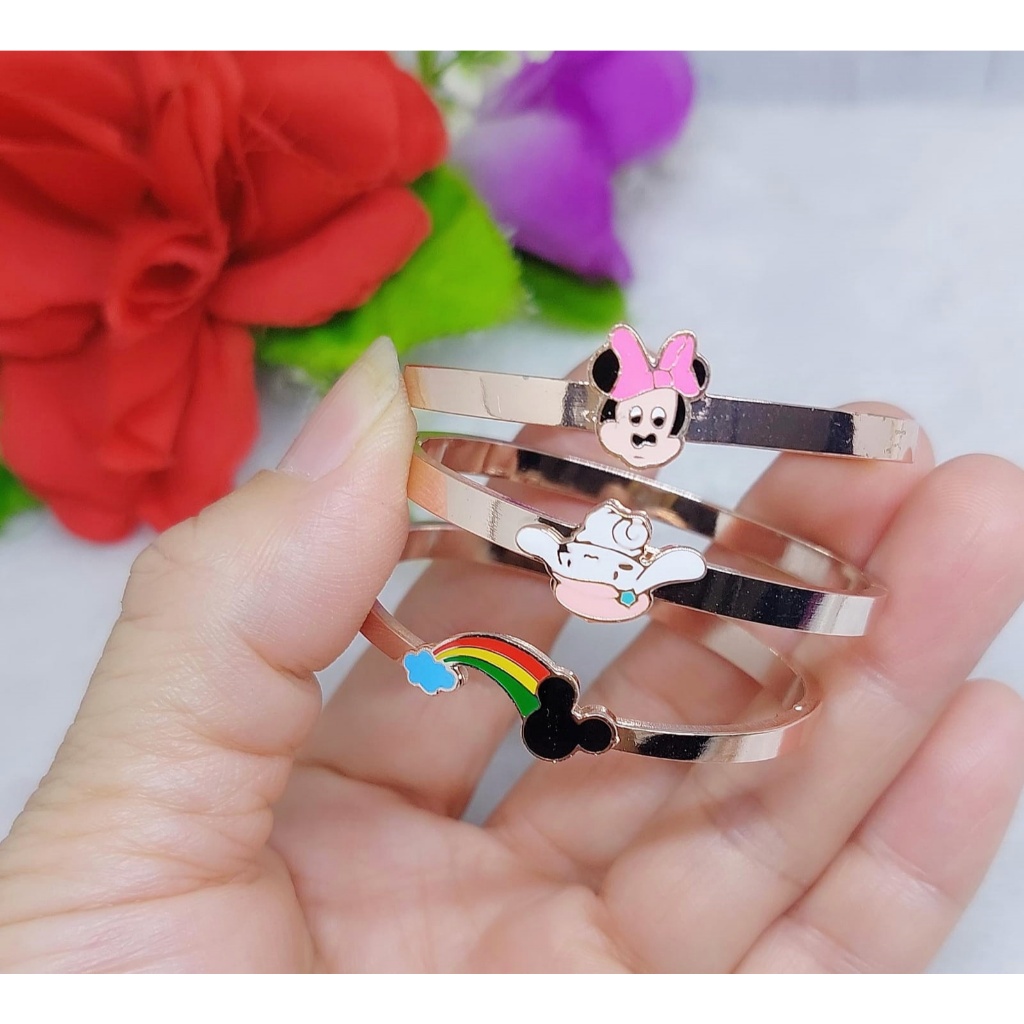 Titanium Gelang Anak Murah Anti Karat Perhiasan Wanita 5006