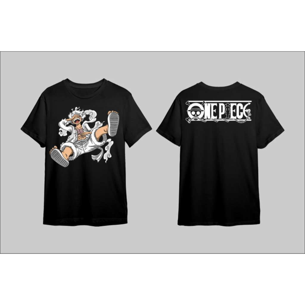 kaos T-shirt one piece gear 5 terbaru