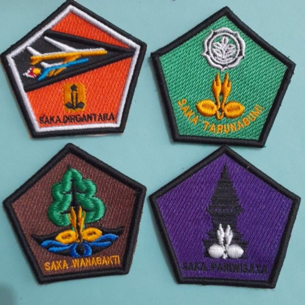 Bordir timbul saka pramuka