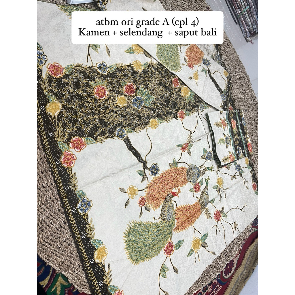 ( COUPLE KAMEN + SAPUT ) ATBM ORI GRADE A+ ORIGINAL 100% INCLUDE KAMEN SET SELENDANG DAN SAPUT BALI 