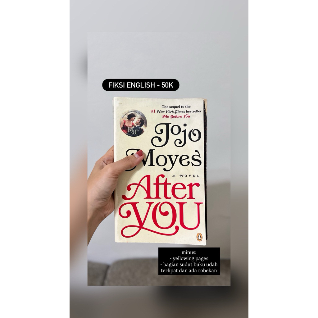 Preloved Novel After You - Jojo Moyes