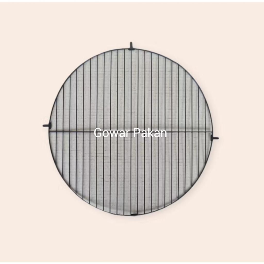 Angsang Sangkar Besi Lovebird/Bawahan sangkar besi lovebird Diameter 33 Cm