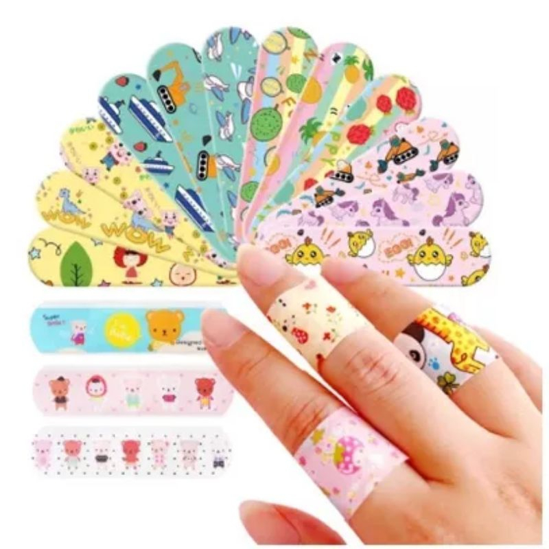 isi 50 pcs - HANSAPLAST KARAKTER ANAK / TENSOPLAST / BAND AID /PLESTER LUKA P3K LUCU