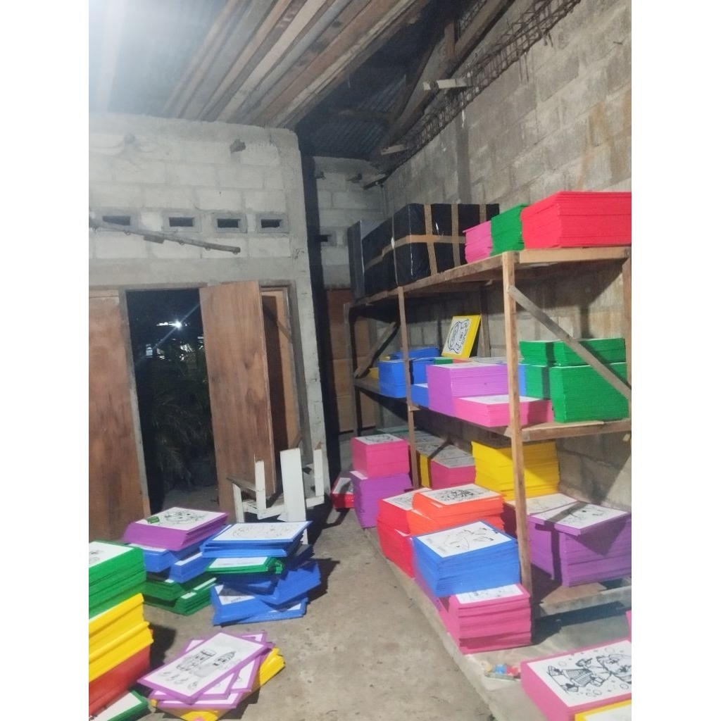 Styrofoam lukisan anak mewarnai