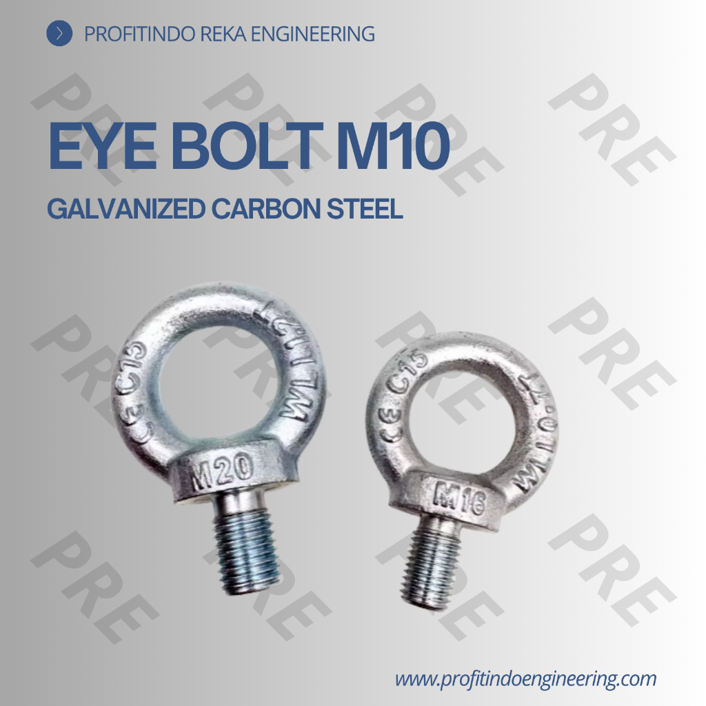 LIFTING EYE BOLT M10 GALVANIS