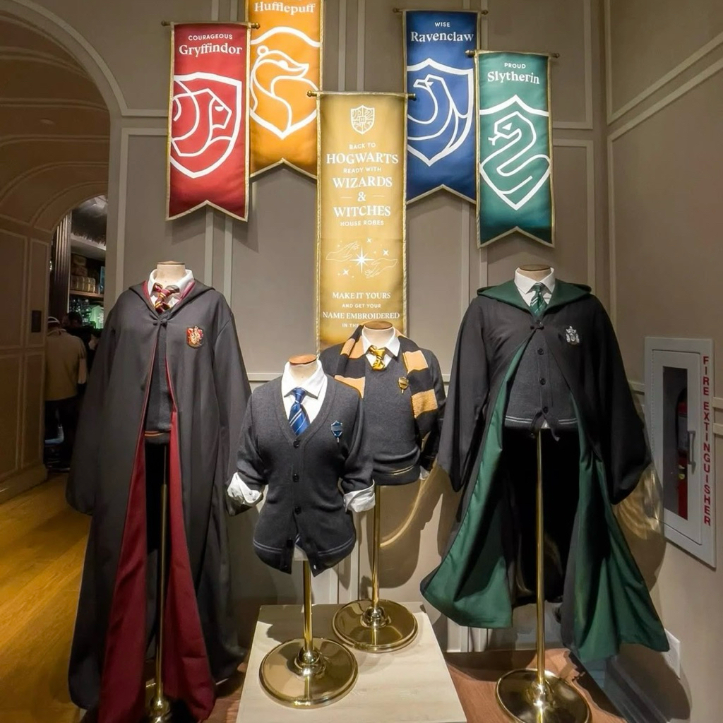 Moonfairy - Ready Stock HP 3rd Year Cosplay Costume Fullset Hogwarts Uniform Set Kostum Sweater Card