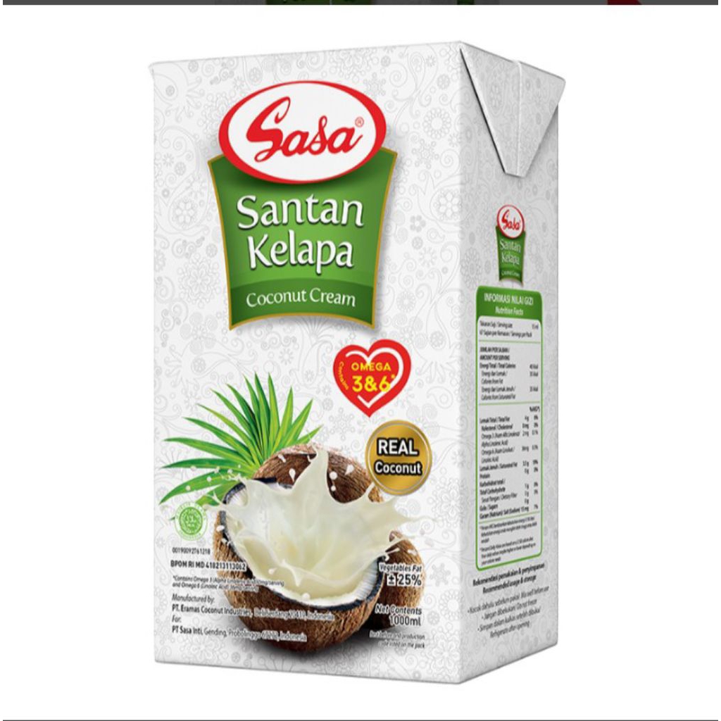 Sasa Santan Kelapa Cair 1 Liter