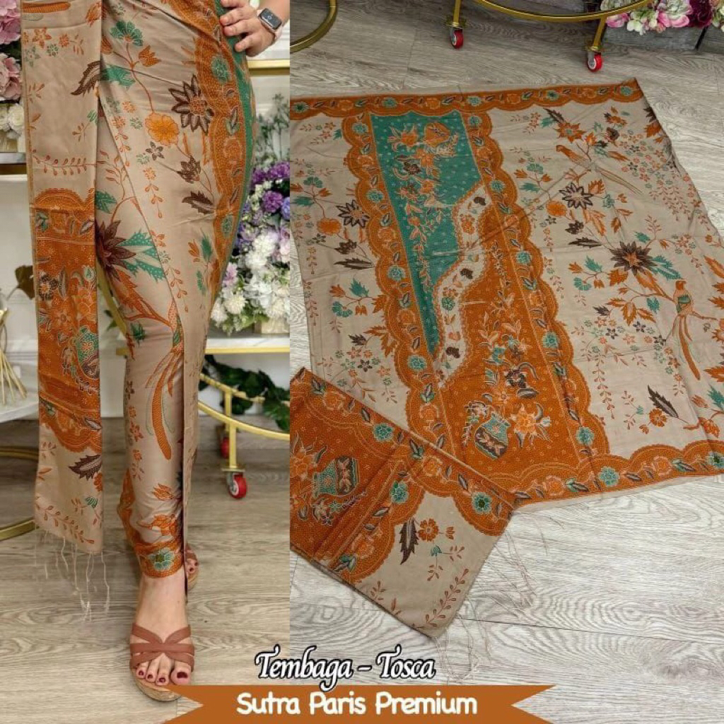 KAMEN ATBM SUTRA PARIS ORIGINAL GRADE A  SET SELENDANG