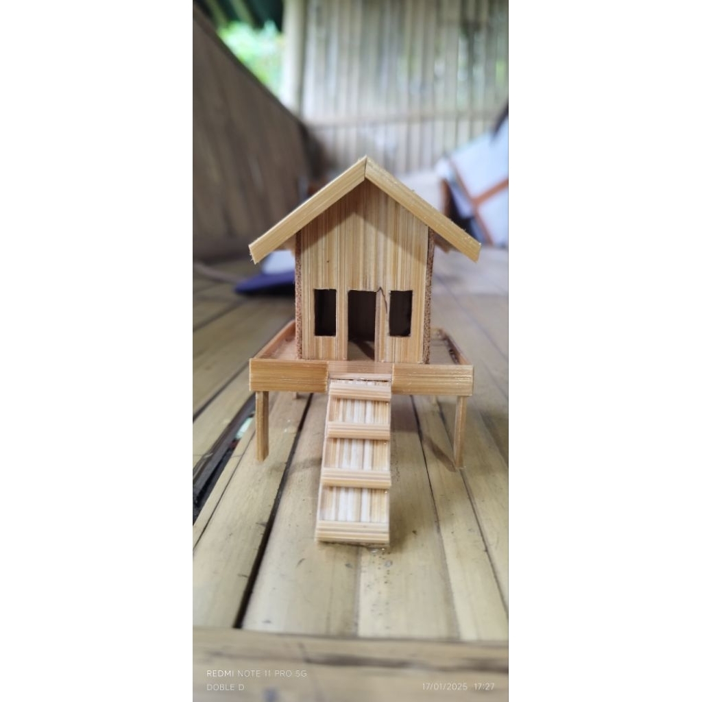 Rumah miniatur aquascape