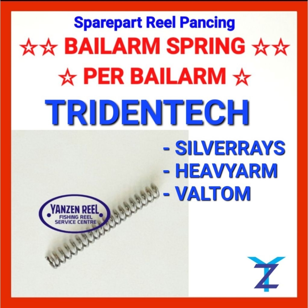 Sparepart reel pancing Per/spring Bailarm Reel Pancing TRIDENTECH SILVER RAYS - VALTOM - HEAVYARM