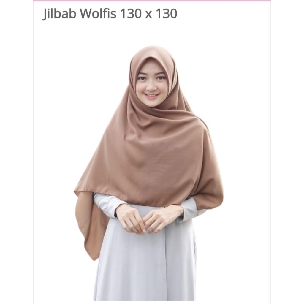 jilbab segi empat syari/kerudung segi empat syari/hijab segi empat syari jumbo