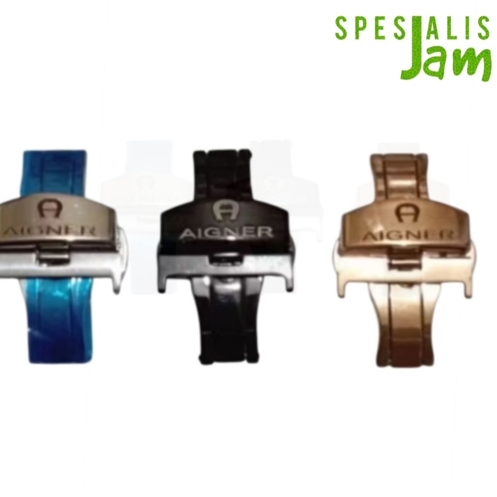 Buckle Bekel Jam Tangan Aigner For Leather And Rubber