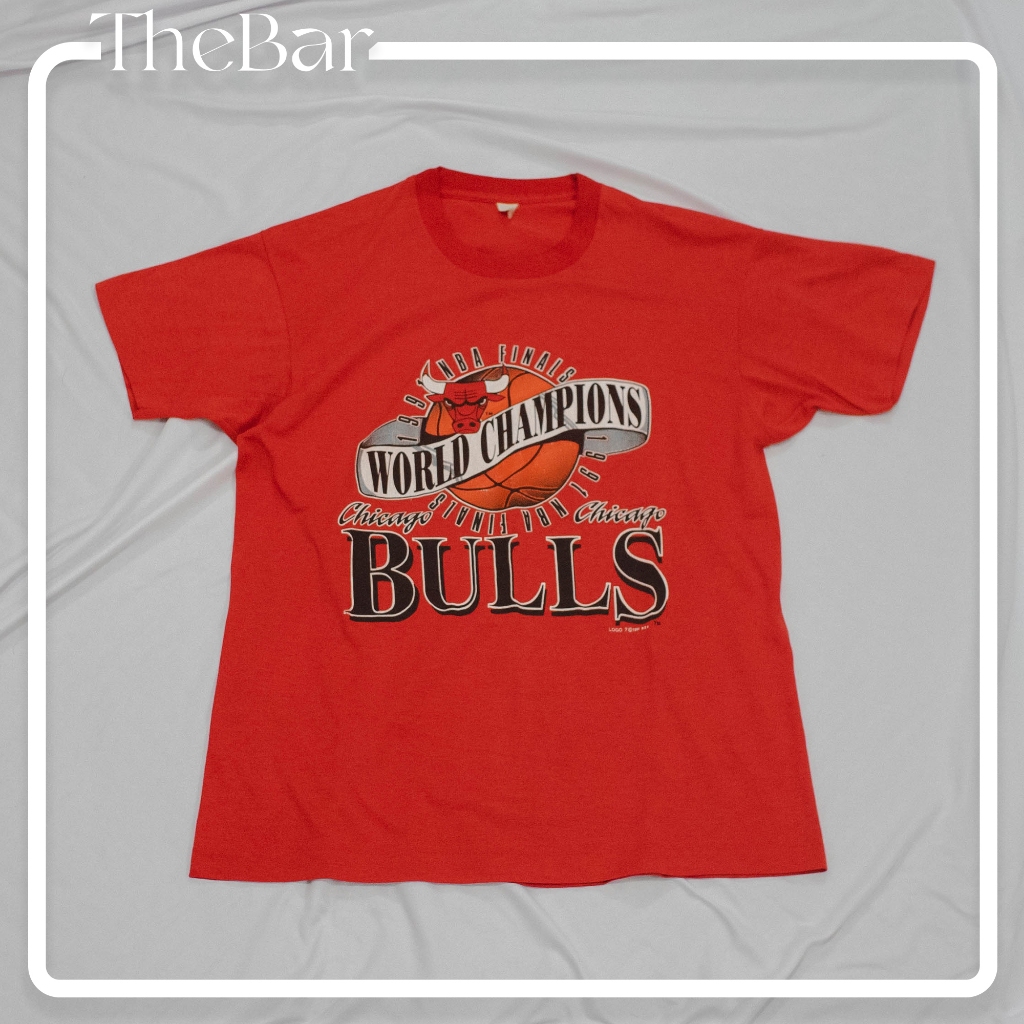 Chicago Bulls Vintagae Tshirt Screen Stars kaos