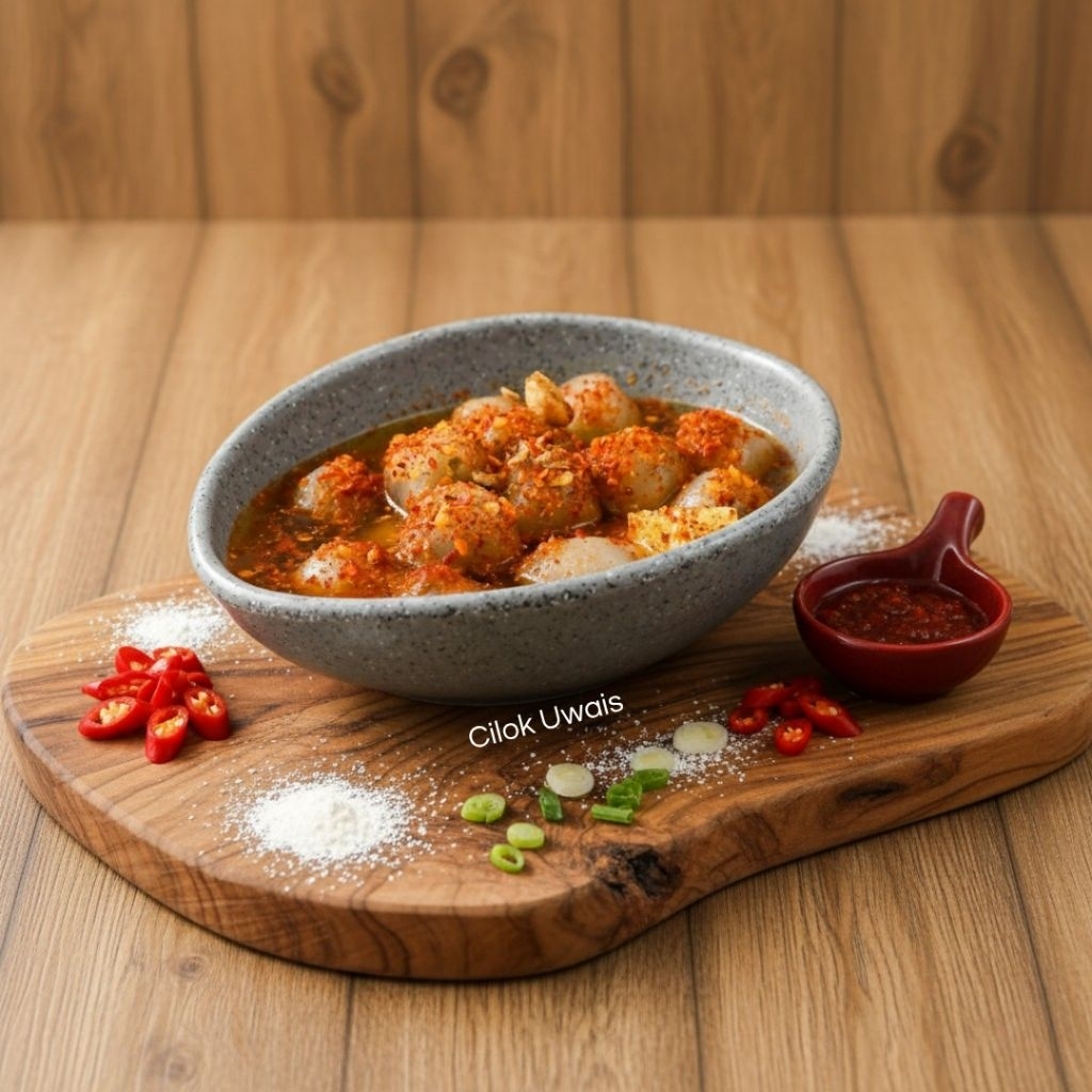 cilok kuah pedas frozen food