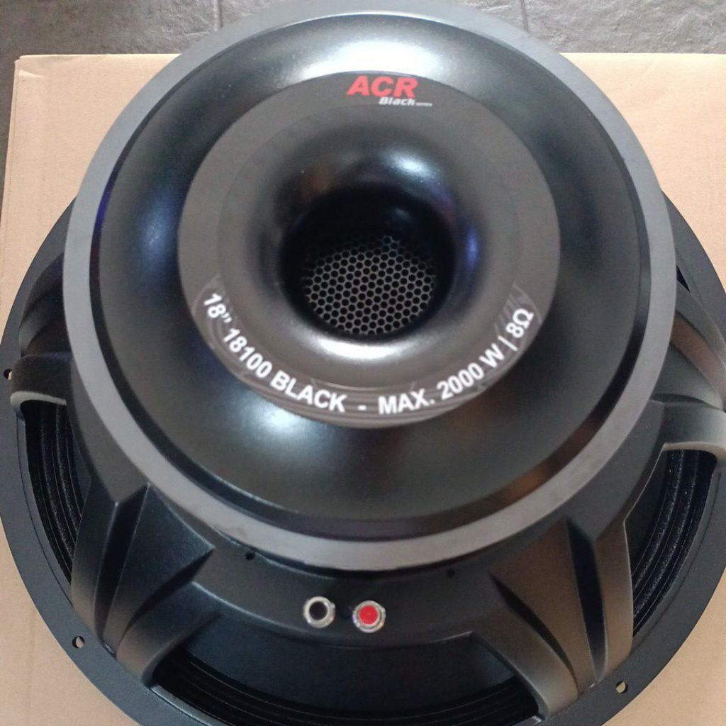 speaker ACR BLACK 18 inc type 18"18100 2000watt 8ohm