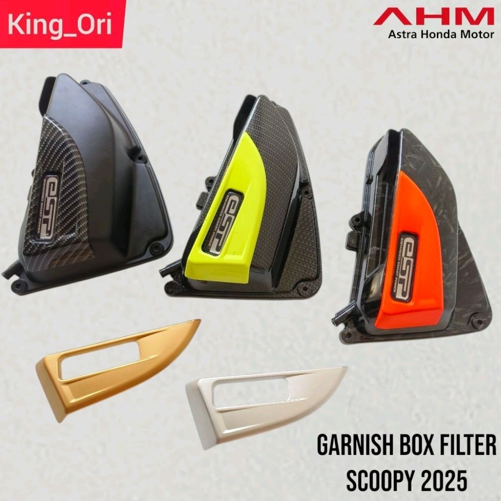 Box filter Dan Garnish Motor Beat Scoopy Genio 2020-2025 Ori