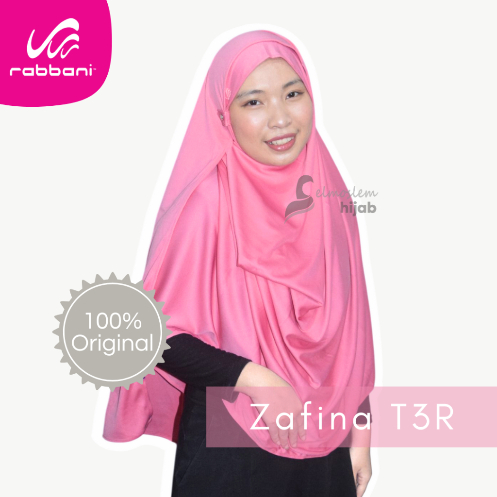 JILBAB KERUDUNG HIJAB PASHMINA INSTAN JERSEY RABBANI MANTAN ZAFINA T3R