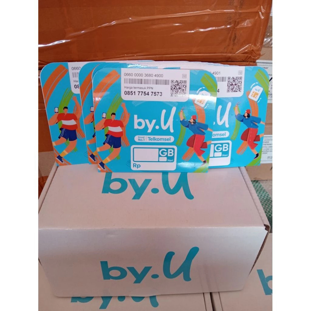 Kartu Perdana Tri 0GB Dan Byu 0GB Masa Aktif Kuota 30hari
