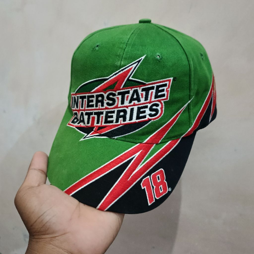 TOPI CAPS NASCAR BRAND CHASE AUTHENTIC INTERSTATE BATTERIES