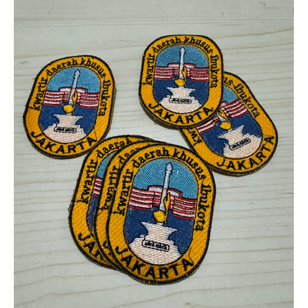 Badge/Bet Logo Pramuka Kwarda DKI Jakarta full bordir