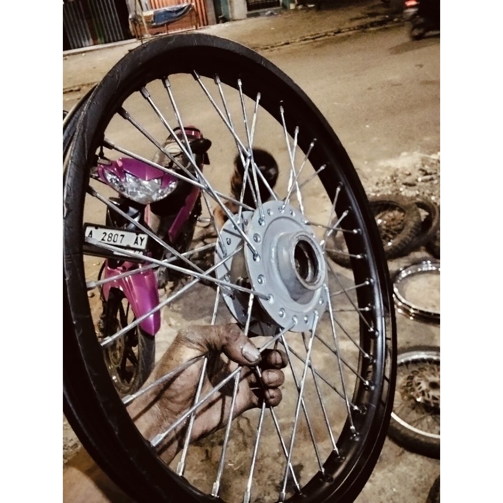 velg jari-jari ring'17 depan Honda Revo Lama Supra fit new karisma PNp Supra x 125 Old