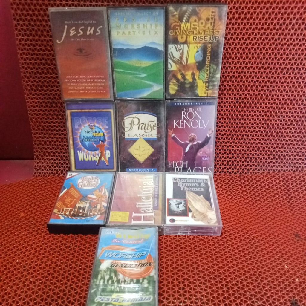 kaset pita lagu ROHANI barat 100% ORIGINAL bebas pilih judul yg diinginkan