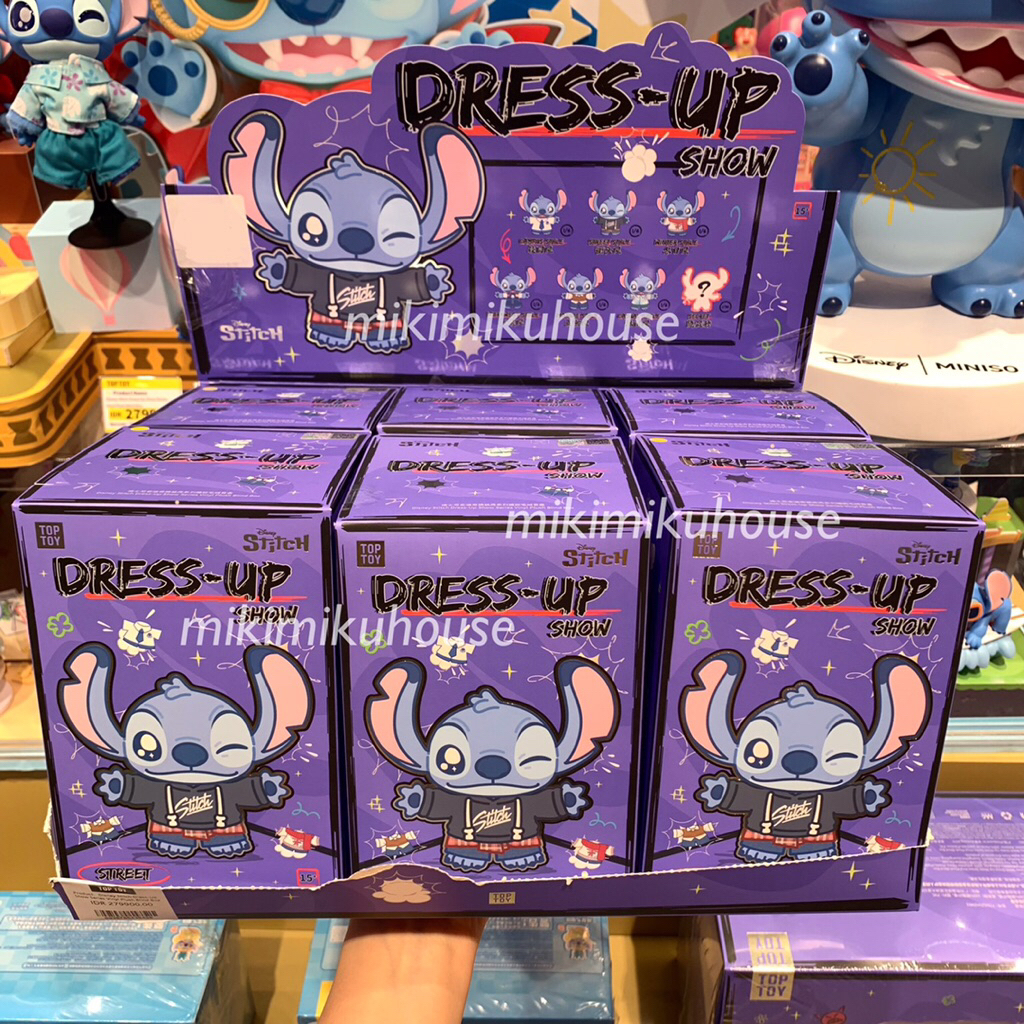 READY DISNEY STITCH DRESS UP SHOW SERIES VINYL PLUSH BLIND BOX MINISO STITCH TOPTOY FIGURE BLIND BOX