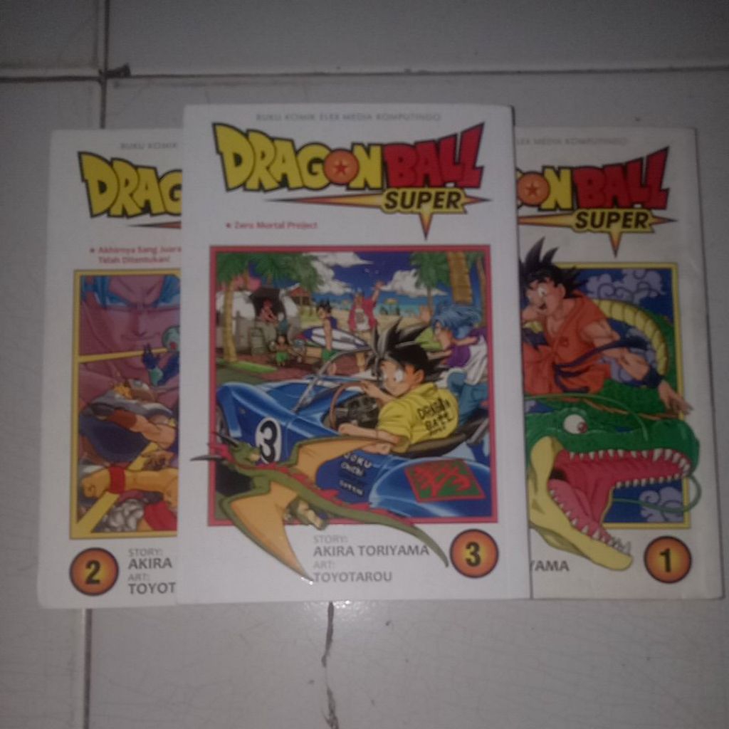 komik dragon ball super set 1-3