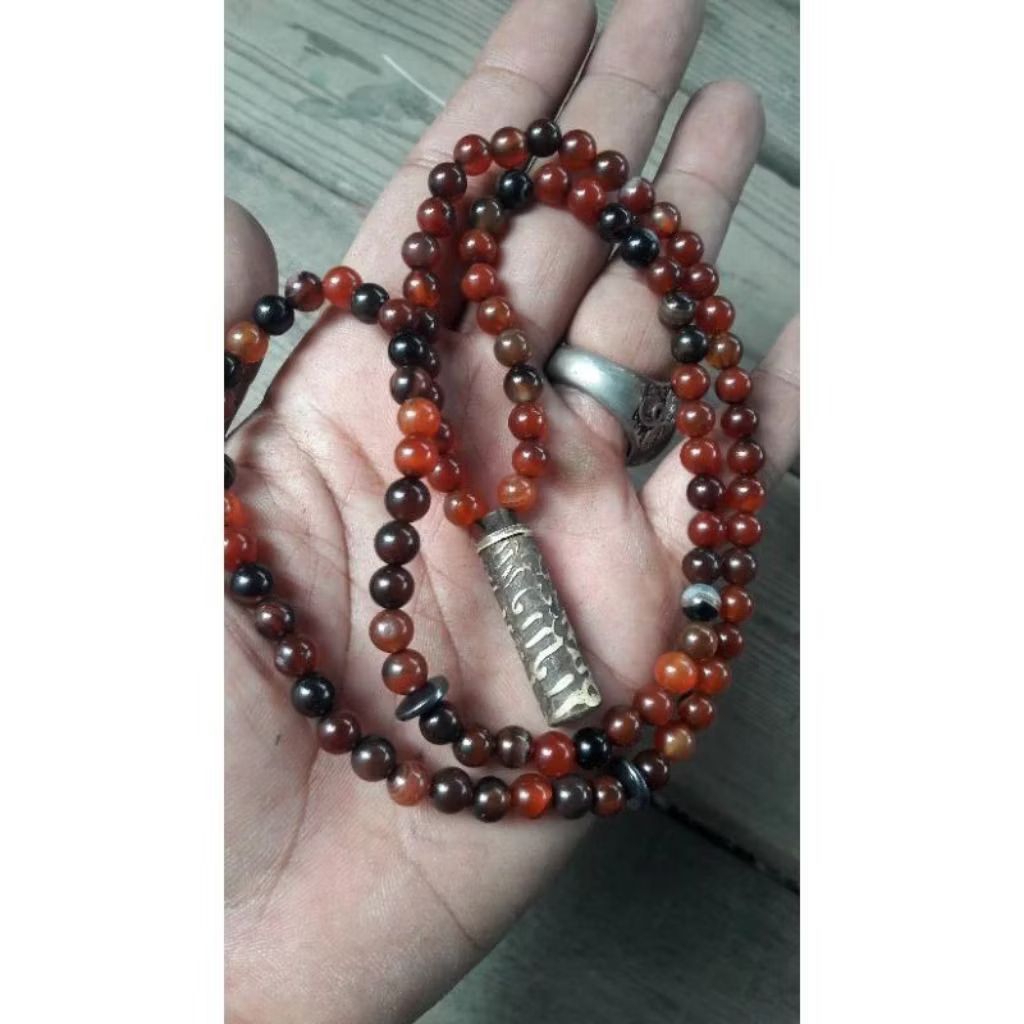 Kalung Tasbih 99 Butir Batu Akik Asli Dan Tabung 6mm Terbaik