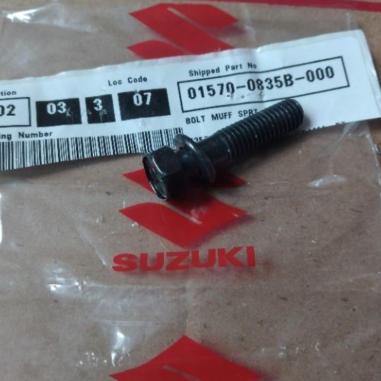 BAUT GANTUNGAN KNALPOT SUZUKI SATRIA FU 150 ORIGINAL SGP 01570-0835B-000