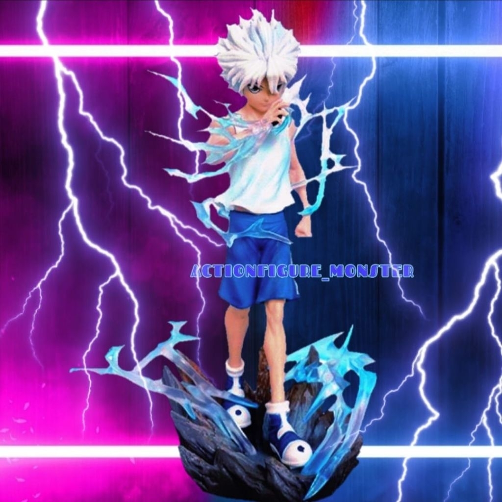 ACTION FIGURE HUNTER X HUNTER KILLUA ZOLDYCK ANIME PETIR