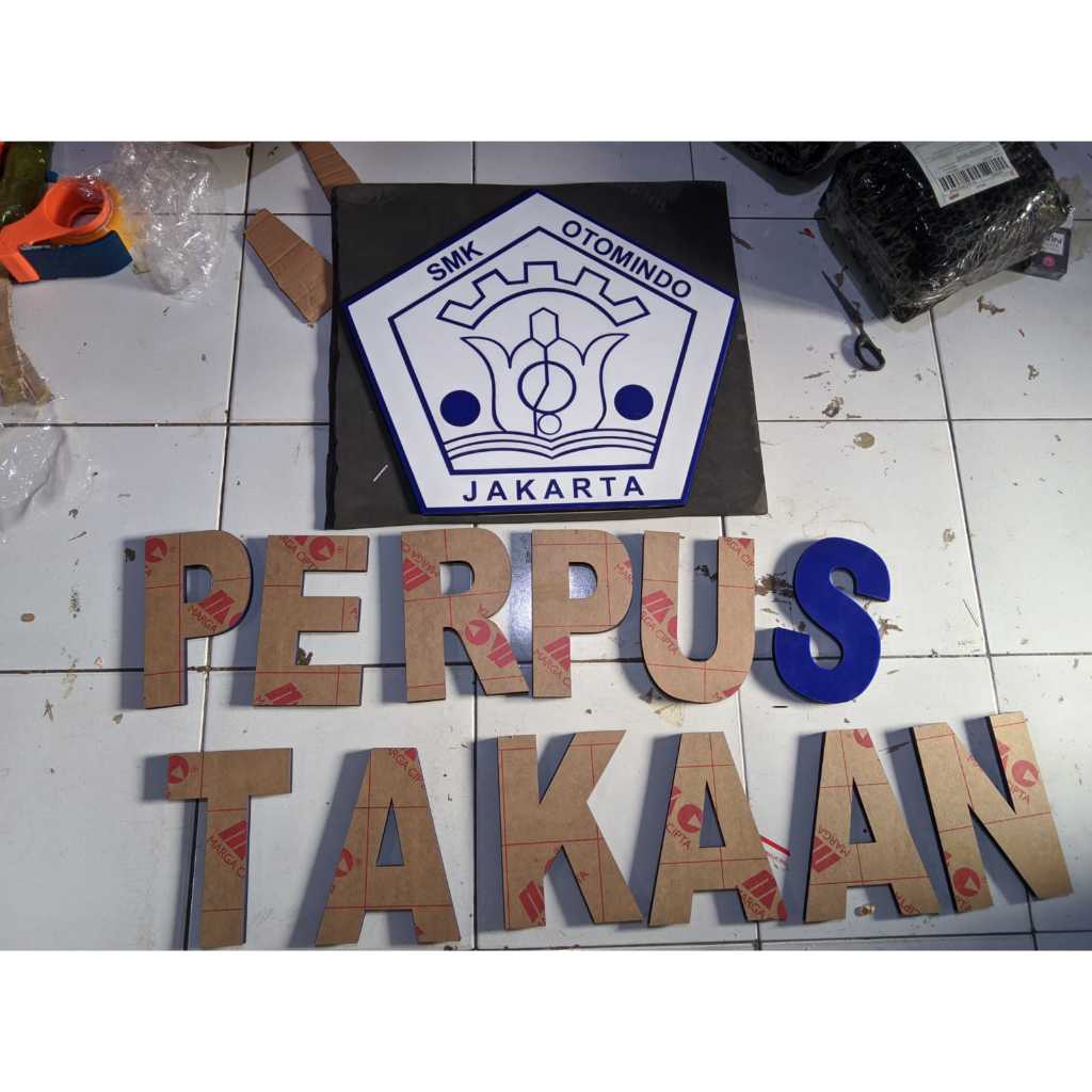 Link Custom Logo akrilik lapis spon LOSMEN