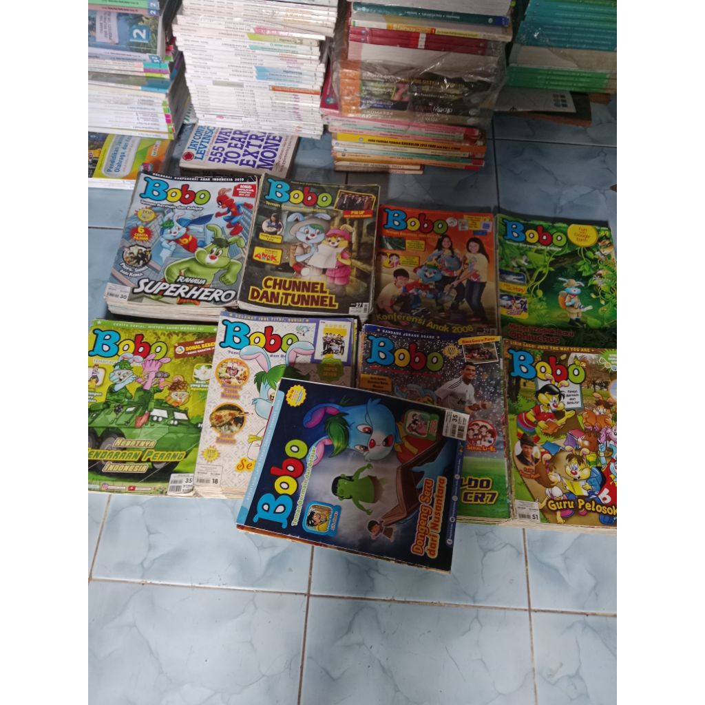 MAJALAH BOBO tahun 1999,2000,2004,2006,2007,2008,2009,2010,2011,2012,2013,2014,2015,2016,2017,2024,