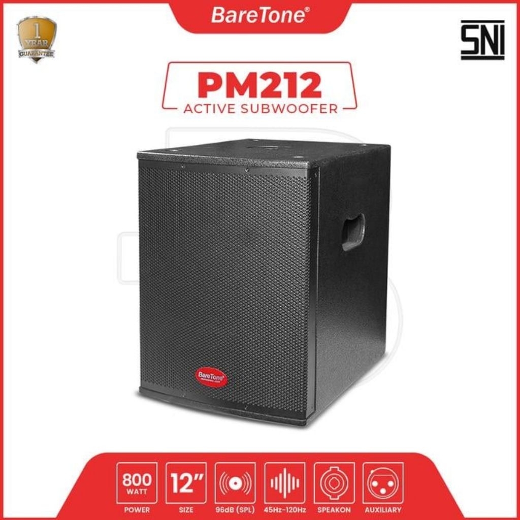 [ SUB Aktif 12 inchi ] Subwoofer Aktif Baretone PM212 SUB Aktif 12inchi 12in 12 inchi PM 212 Origina
