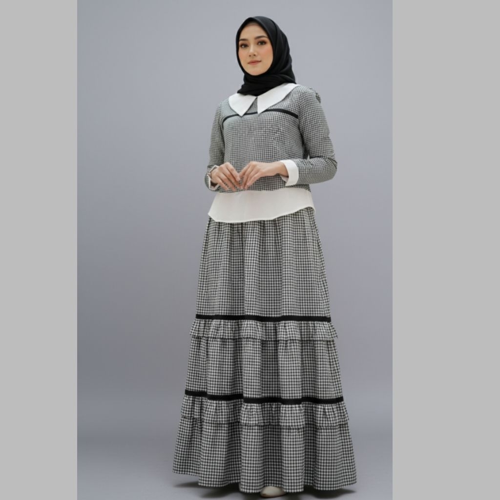 HamHan One Set Kotak • One Set Kotak | baju wanita terbaru | baju wanita | kemeja wanita | blouse wa