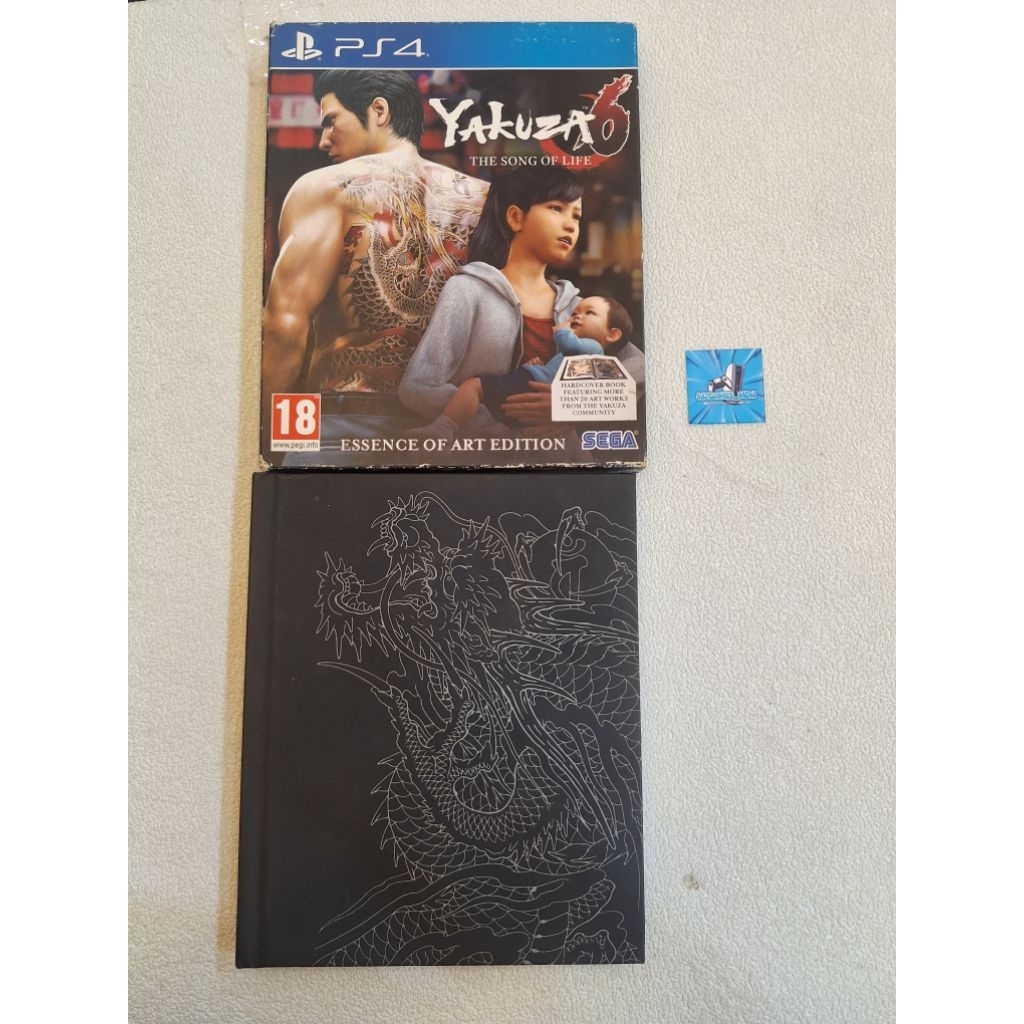BD/KASET PS4 Yakuza 6 Artbook Reg ALL