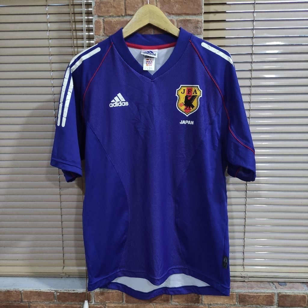 Kaos Jersey Bola Retro Vintagr VTG Jepang Japan Home 2002 Original Authentic Size L Fit XL