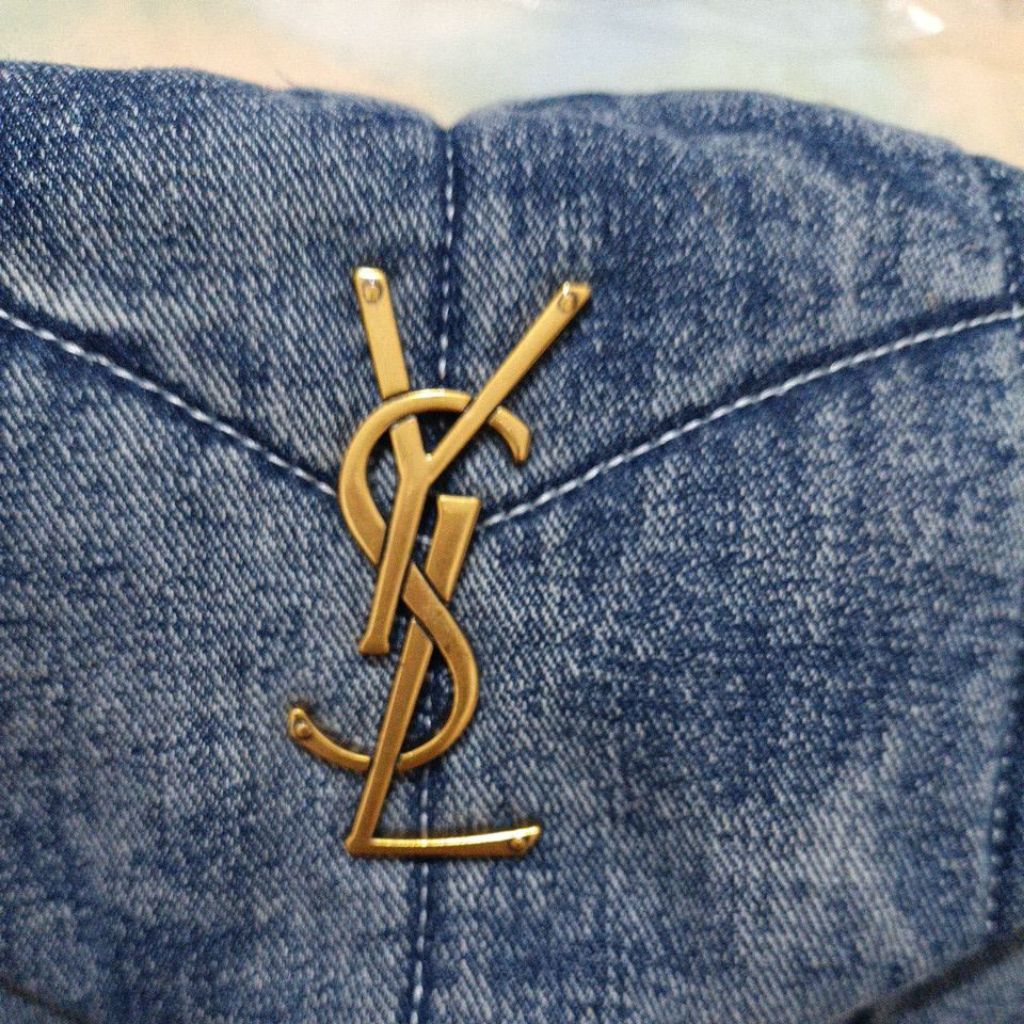 PL tas shoulder rantai ysl premium denim
