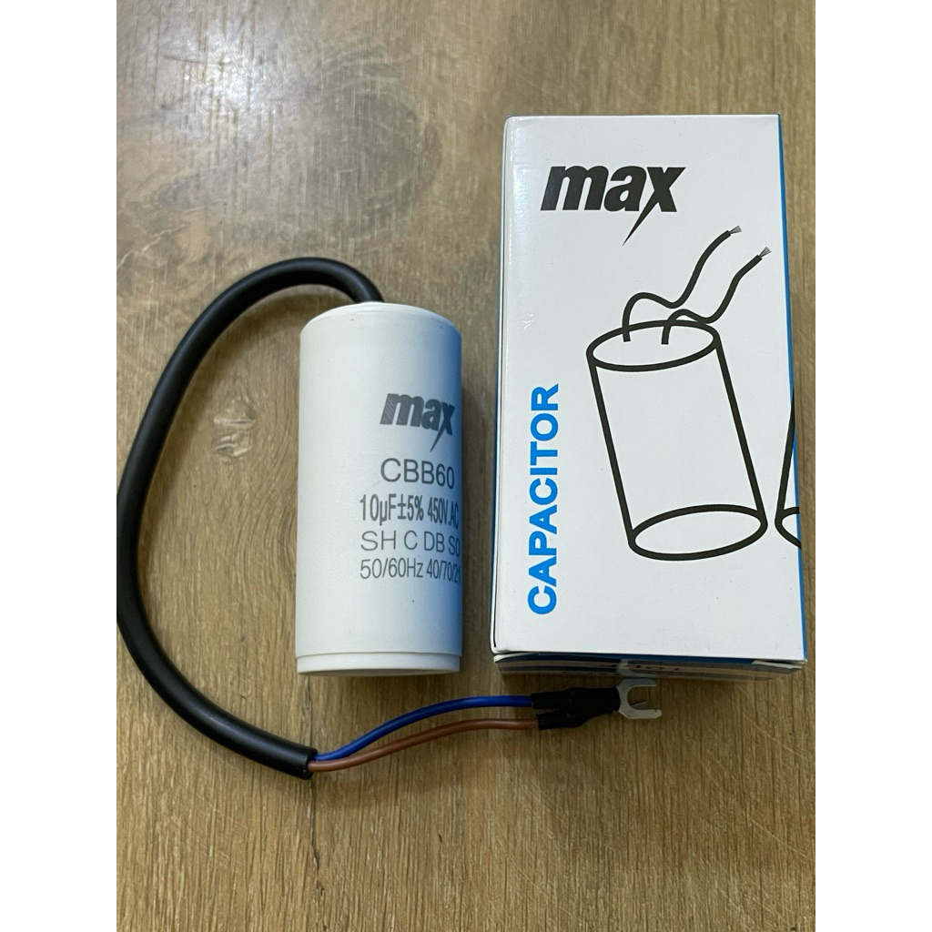 KAPASITOR ELCO 10UF 450V BULAT MESIN CUCI